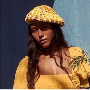Free People Lolita Crochet Beret